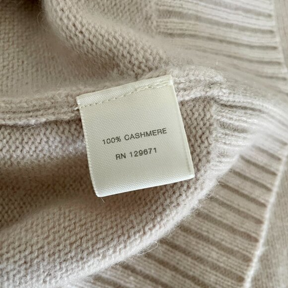 Naked Cashmere Kaia Sweater S Pink Beige 100% Cashmere Crewneck Pullover - Picture 5 of 7